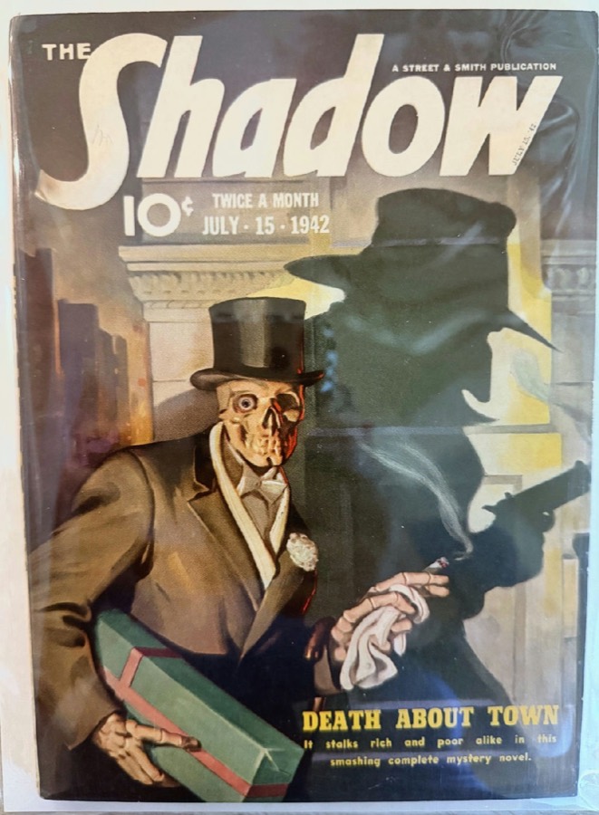 The Shadow, July 15, 1942, photographed by its owner
